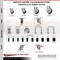 Service Caster 3 Inch 316SS Thermoplastic Rubber Swivel 1-7/8 Inch Stem Caster Lock Brake SCC SCC-SS316TTLEX20S314-TPRB-178 - alternate 3